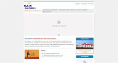 Desktop Screenshot of flairengineers.com